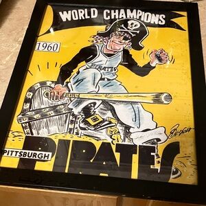 Pittsburgh Pirates 1960 World Champions Poster